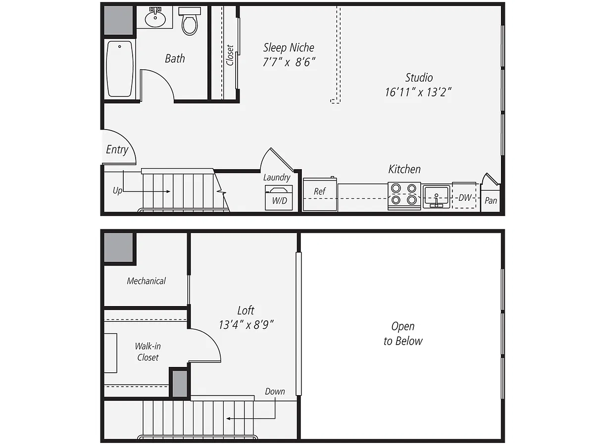Floor plan S1L-790