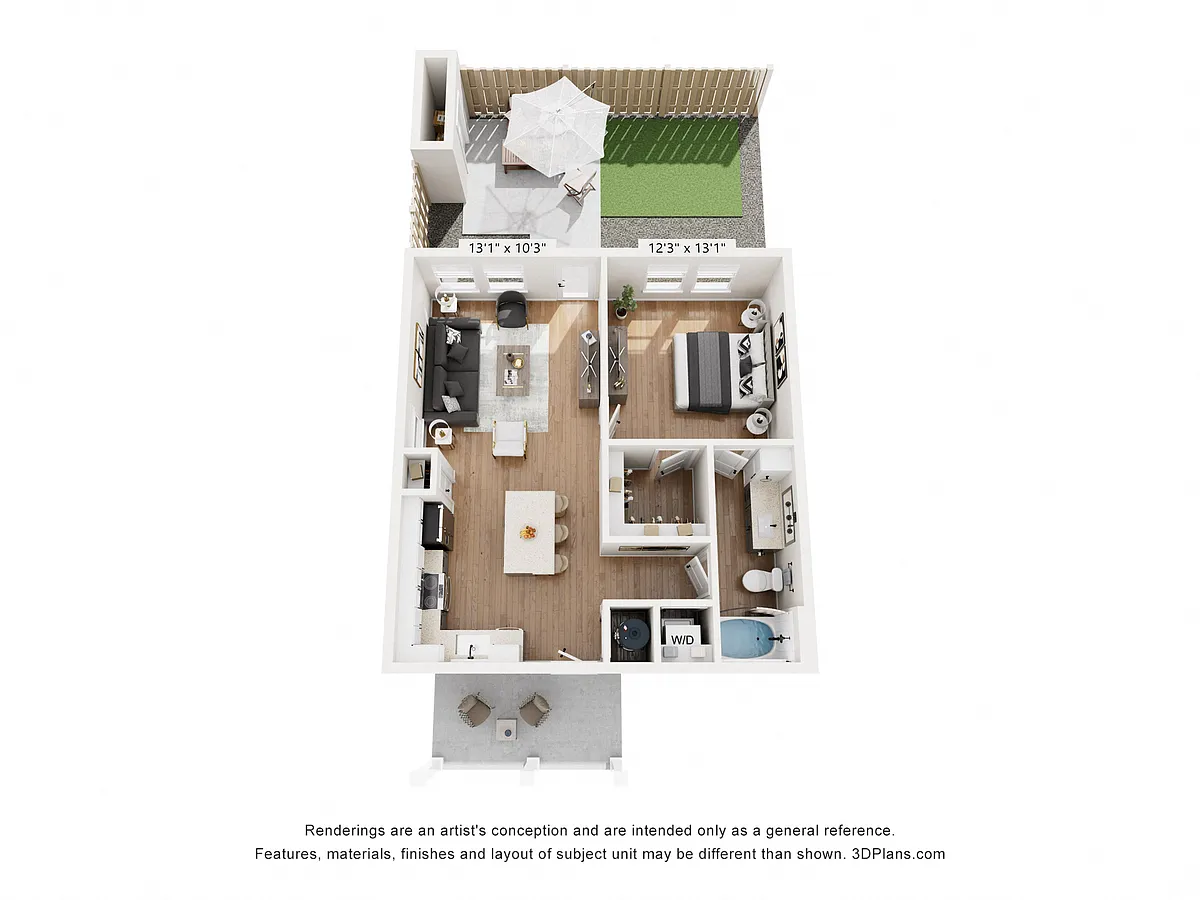 Floor plan The Mission