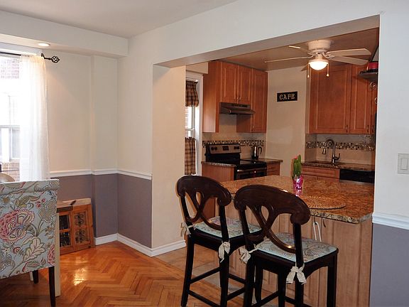 view from LR to kitchen