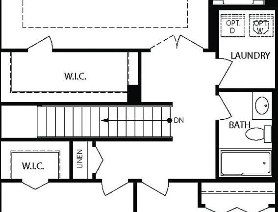 Elevation E - 2nd Floor