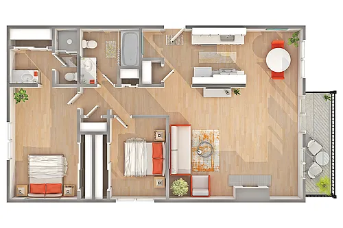 Floor plan B1
