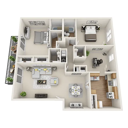 Floor plan B2