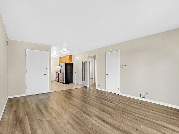 Living room towards kitchen