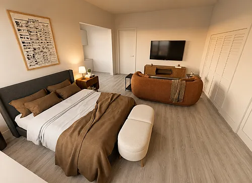 Floor plan Furnished Studio
