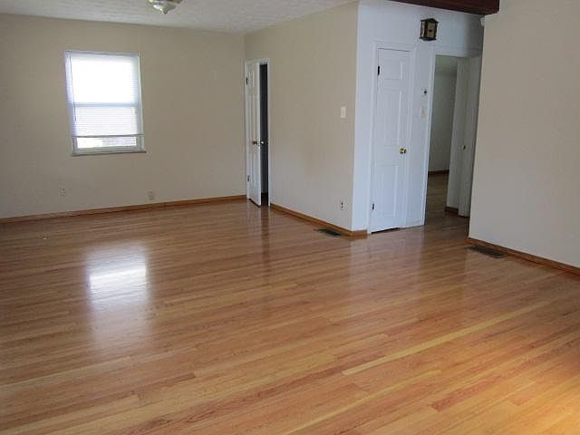 Living room and dining room