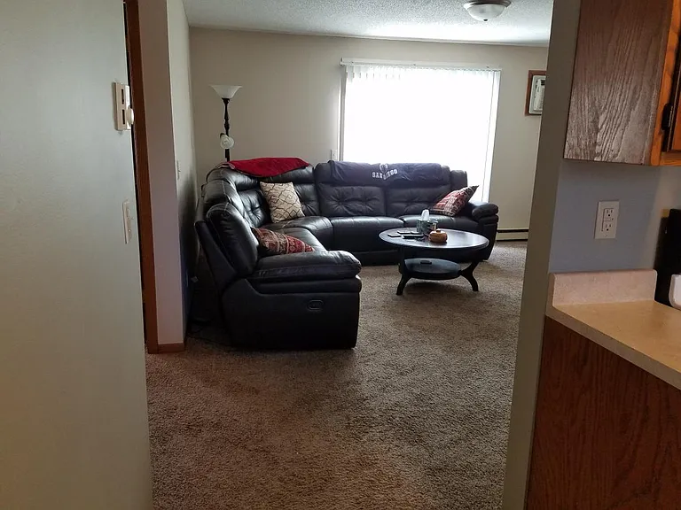 Large sliding door leading to balacony