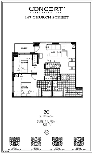 Floor plan 2 Bedroom