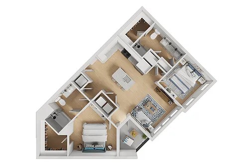 Floor plan B3