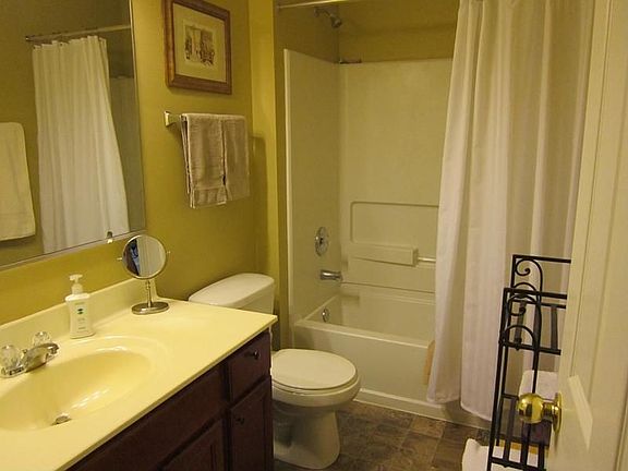 One of two bathrooms