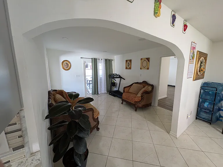 Shot of the entrance to your private room/ small living space from the indoor kitchen.