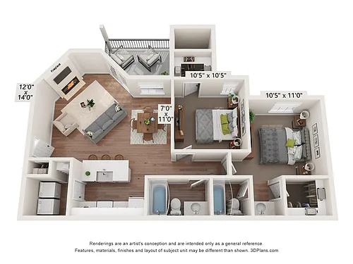 Floor plan B1R
