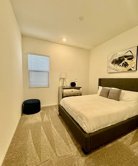First Floor bedroom with 10' Ceilings