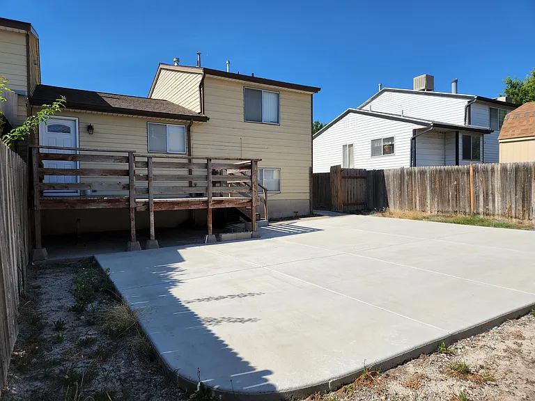 Back patio
