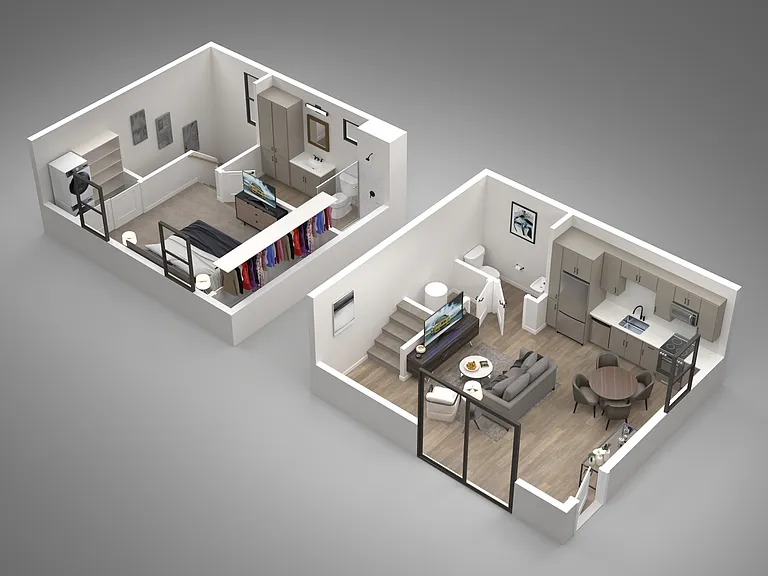 1B | 1 Bed | 1.5 Bath | 798 SqFt 1B | 1 Bed | 1.5 Bath | 798 SqFt