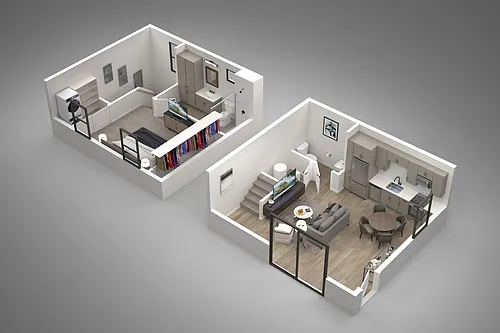 Floor plan 1B