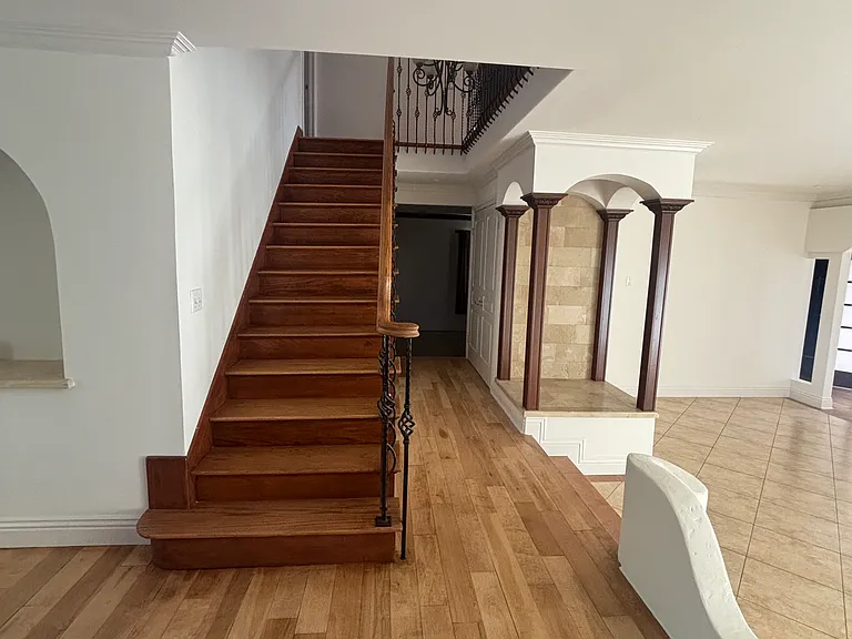 stairs leading to the second floor
