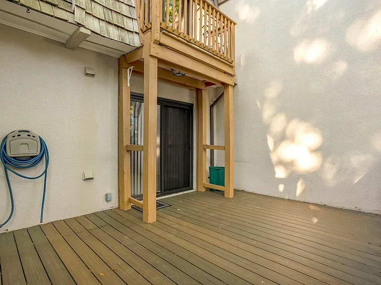 Front patio off the kitchen.