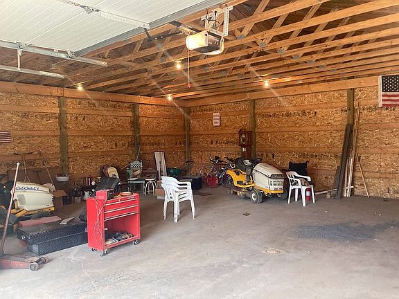 Large, deep, 2 bay garage