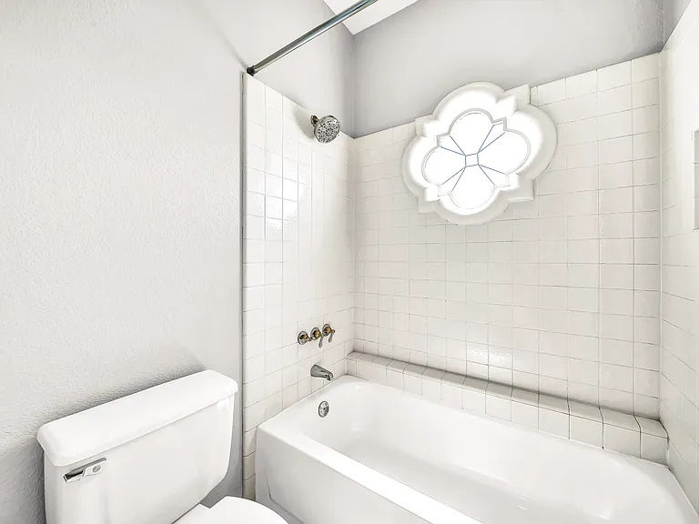 Separate toilet and shower in mini master bath upstairs