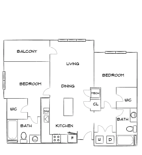 Floor plan Design 2B O