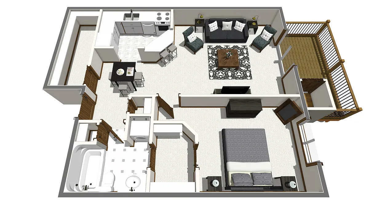 Floor plan The Iverson
