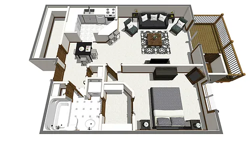 Floor plan The Iverson