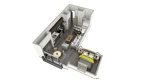 Floor plan The Wonderous - Inspire Apartments