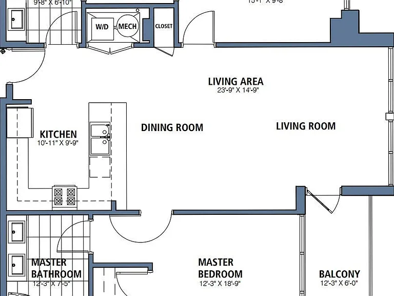 C5 floor plan Flats at East Bank