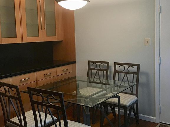Dining area with granite counter
