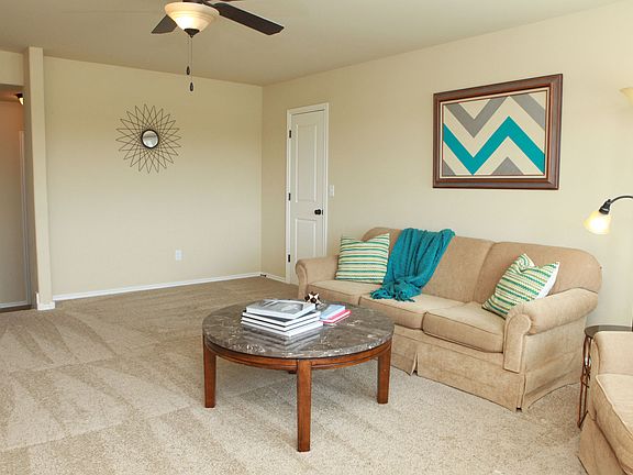 Carpeted living space