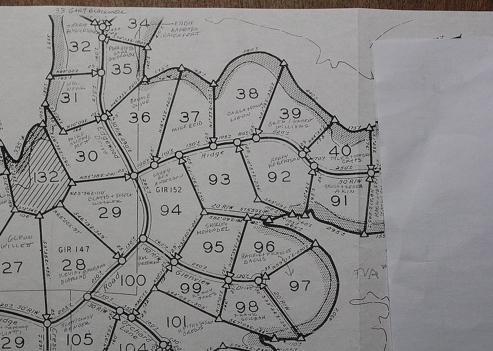 LOT 93 - LOT DIMENSIONS