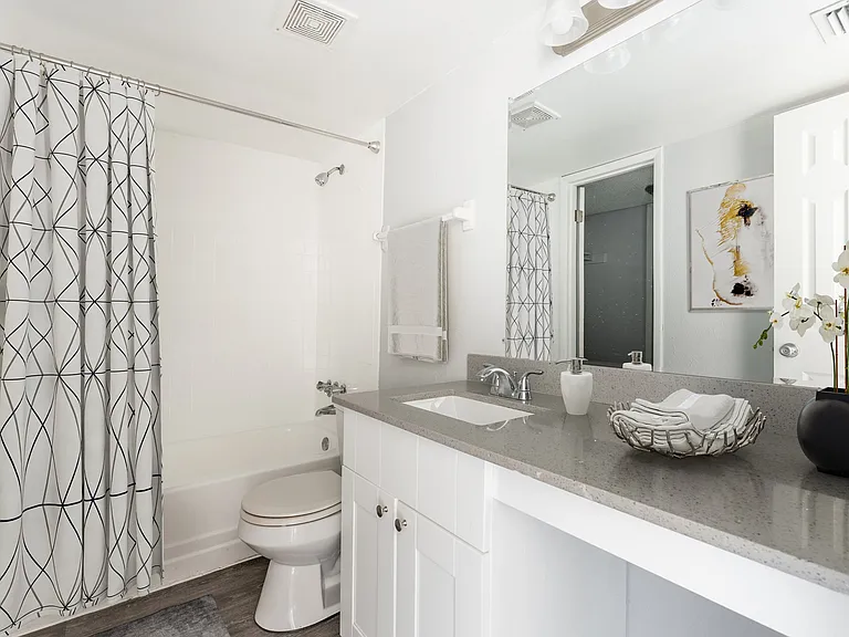 Virtually Staged Bathroom