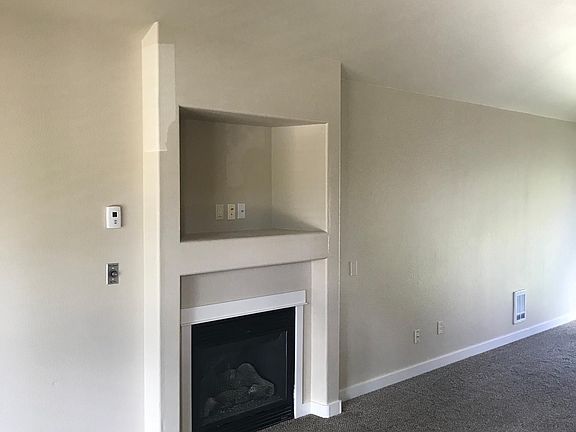 Living room with gas fireplace