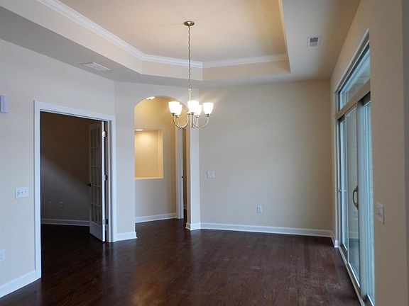 Dining Room with sliding door to private courtyard and patio
