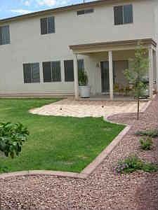 back of house- facing north