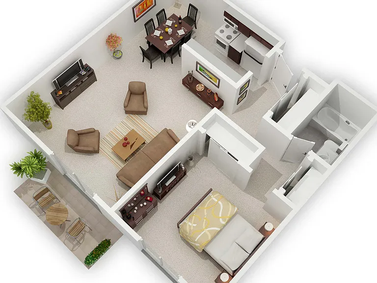 Country Bluff Apartments — Photo 40