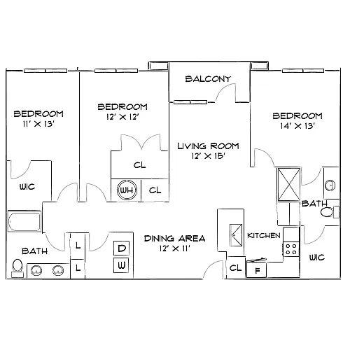 Floor plan Design 3A