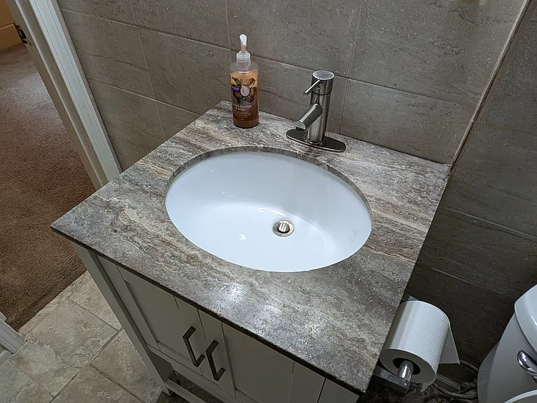Bathroom Granite Sink top.
