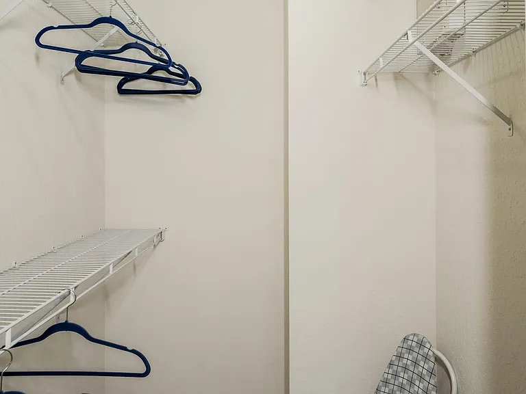 Walk-in closet space