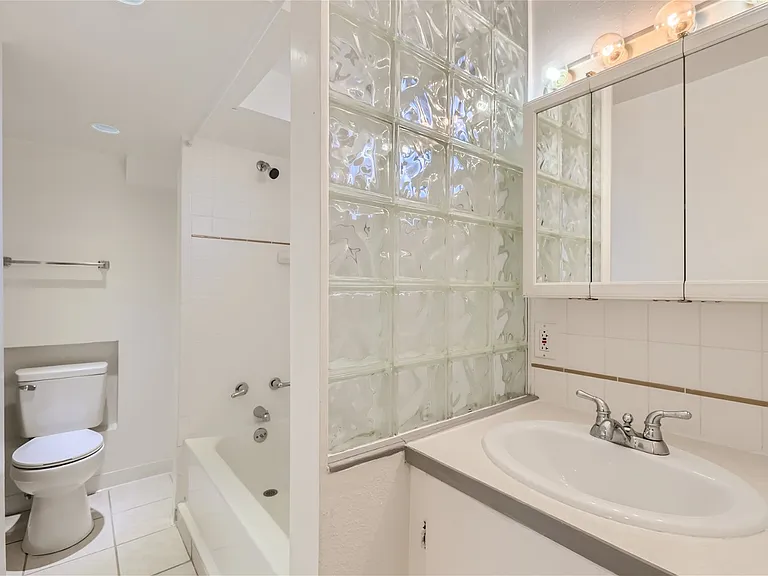 Downstairs bathroom, newly updated.