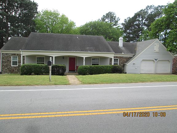 One story home with 2-car garage.