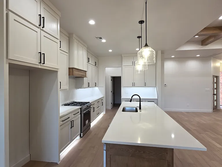 Kitchen view from dining area