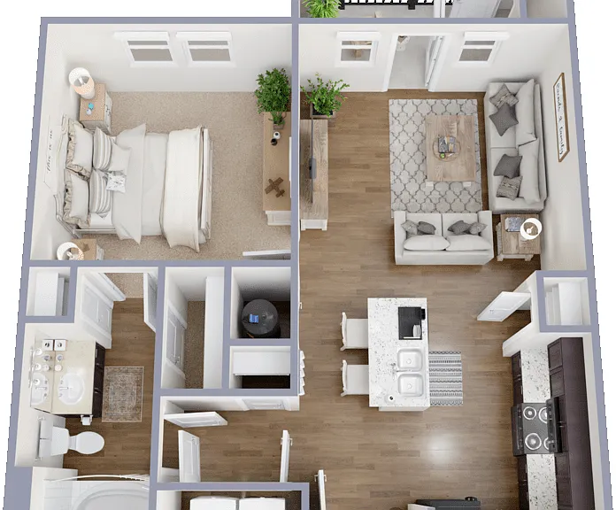 A1 ADA Floorplan Diagram