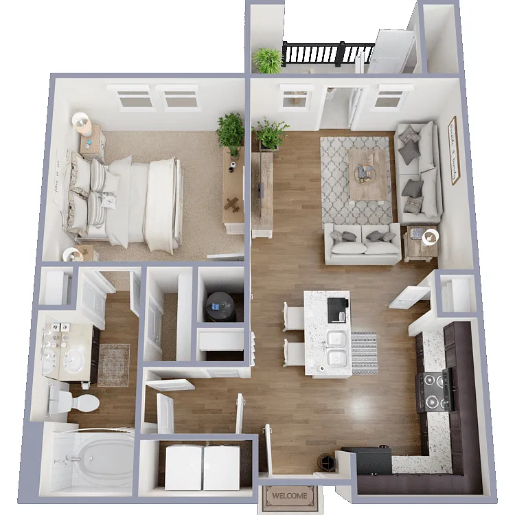 Floor plan A1 ADA