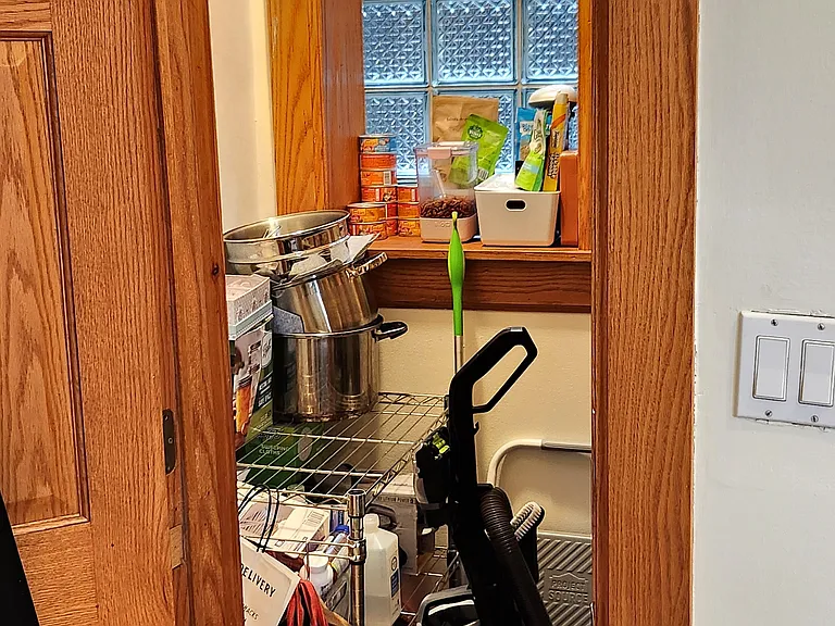 Entrance to pantry closet