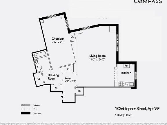5th image of 1 Christopher St APT 15F