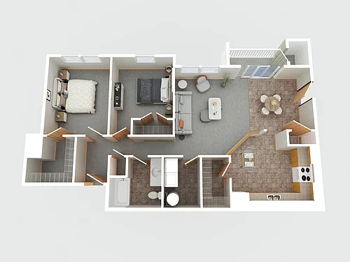 Floor plan 2 Bedroom