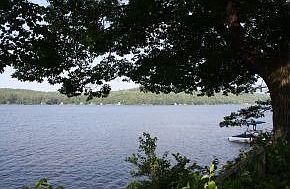 Lake from top of beach