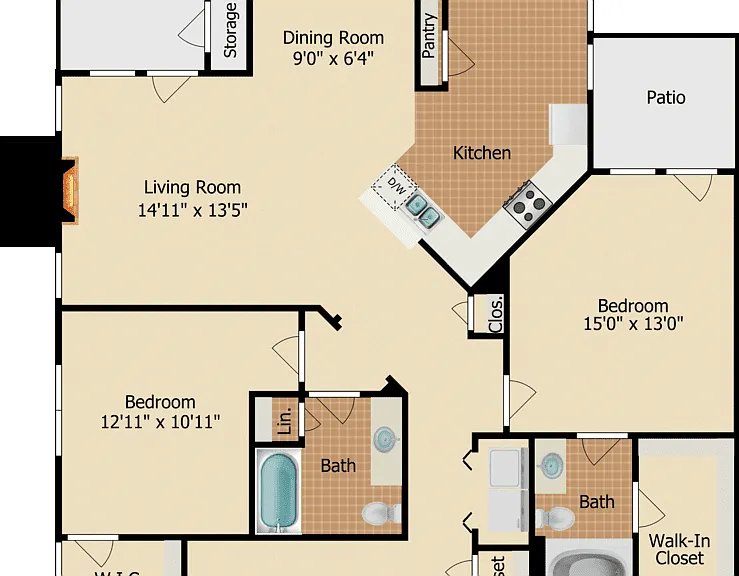 Simsbury Floorplan Diagram