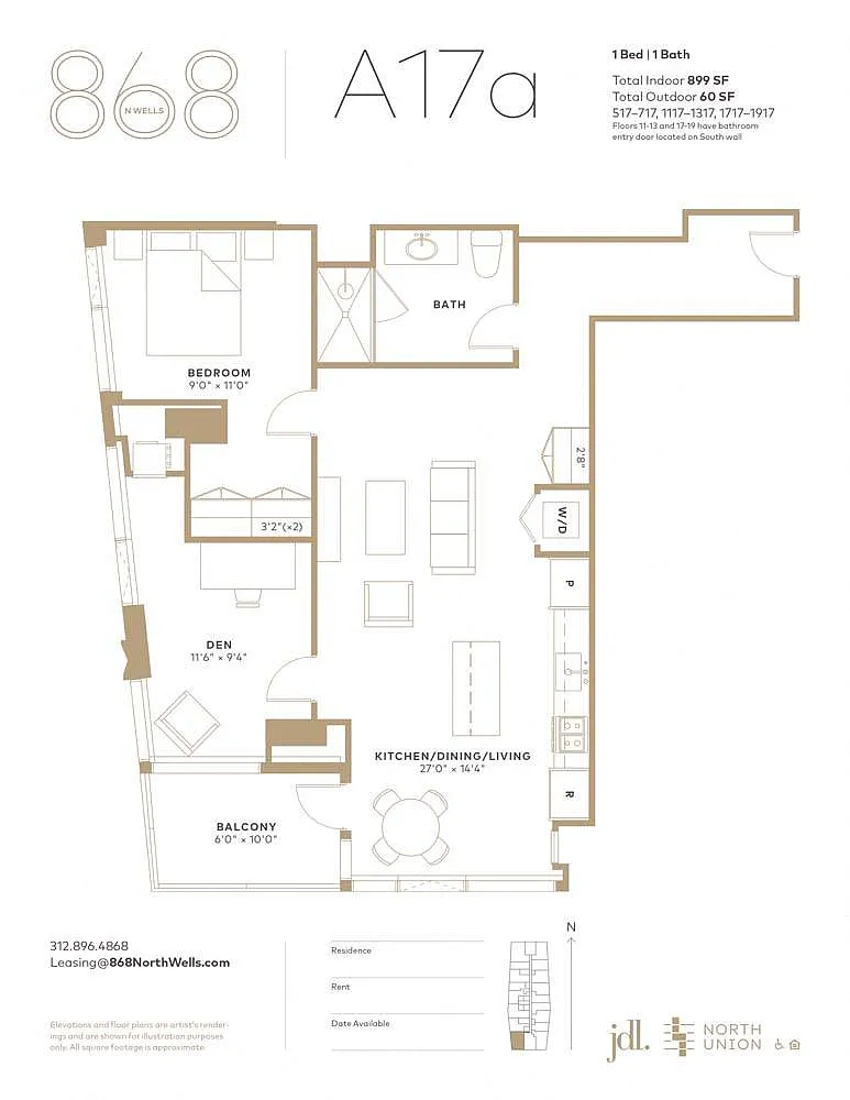 Floor plan A17A